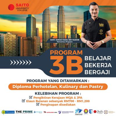 Diploma In Culinary & Pastri bersama Chef Dato Ahmad Fadzli